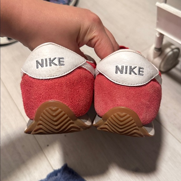 Nike Red and White Athletic Sneakers - Picture 2 of 3